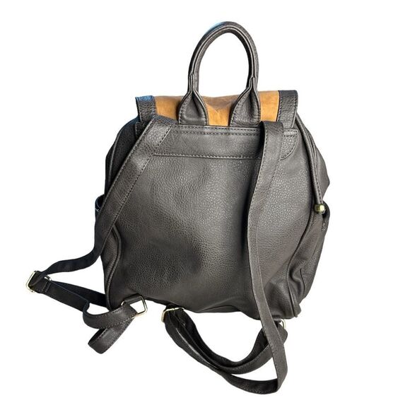 Dream Control Fringe Boho Backpack Grey & Brown - Picture 4 of 10